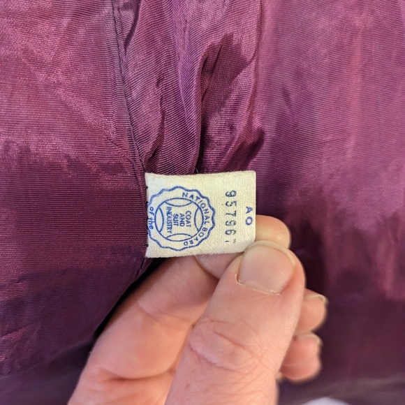 Vintage Jackie Kennedy style blue and white knit coat dress. - Picture 16 of 16